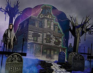 Haunted-House-Standee